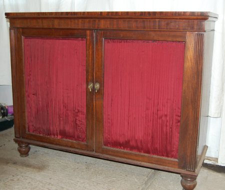 Mahogany chiffonier before restoration
