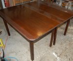 Table top was damaged and in need of repairs and restoration