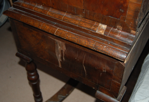 Damaged sides of the chest